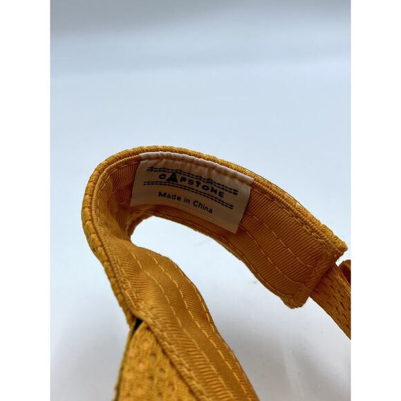 Y2K 2002 Michelob Ultra Strapback Yellow Golf Visor Adjustable - Picture 5 of 6